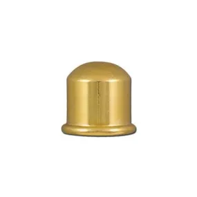 10mm Gold Plated Brass Cupola Cord End by TierraCast