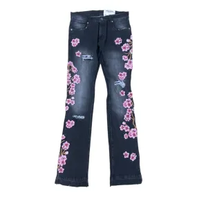 FWD: Cherry Blossom Stacked Jeans 330123