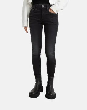 G-Star RAW 3301 Ladies Skinny Worn Coal Jeans